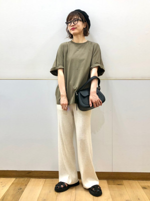 tシャツ コットン リラックス Tシャツ レディース ユニクロ公式 | コットンリラックスT/5分袖