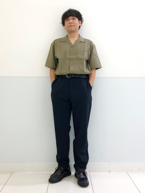 感動イージーパンツ/ウールライクのコーディネート・着用イメージ