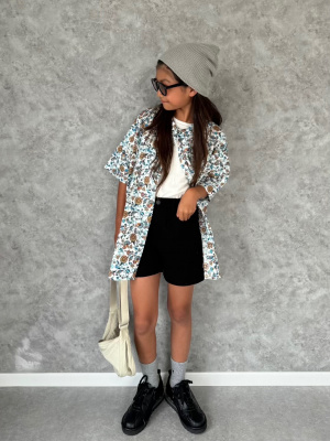 おにく様の2個ポンプ ユニクロ公式 | GIRLS イージーカラーショートパンツ