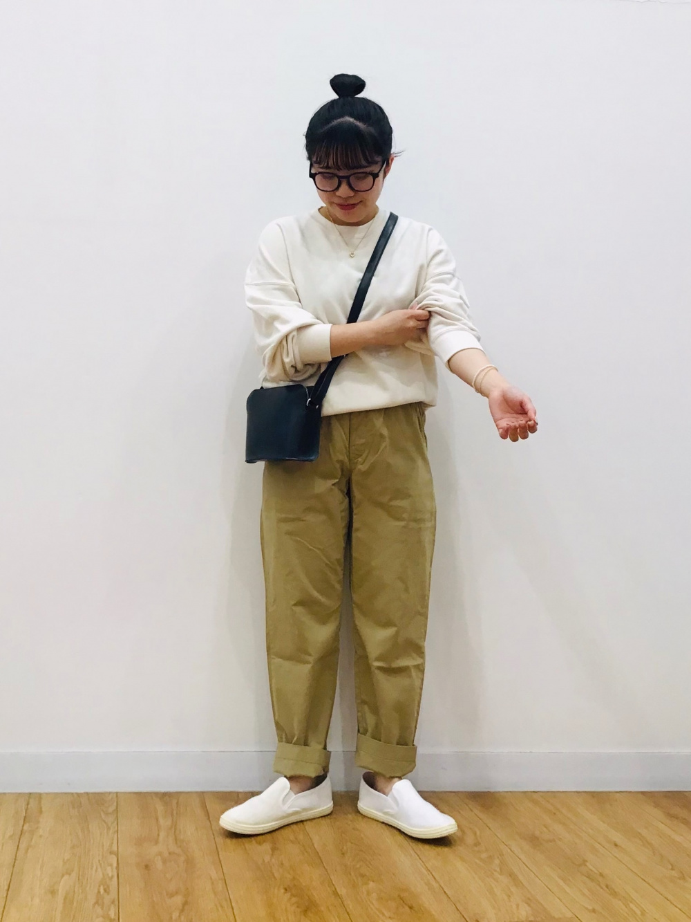 ソフトコットンボーダーラウンドヘムT、コットンリラックスアンクル  