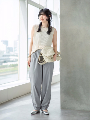 ISSEY MIYAKE ナイロンジョガーパンツ サイドジップラインナイロンジョガーパンツ #5カラー 【ユニ