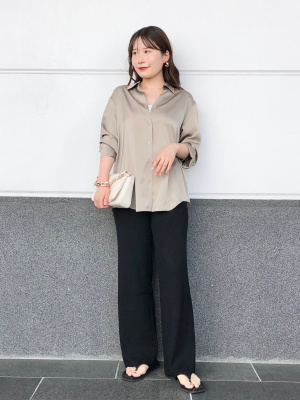 murral 19ss サテンブラウス murral 19ss サテンブラウス