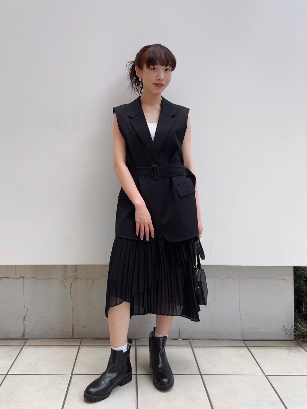 【未使用】ユニクロ　コントワーデコトニエ　ウールノースリーブジャケット　ベスト 値下げしました。UNIQLOコントワー・デ・コトニエウール