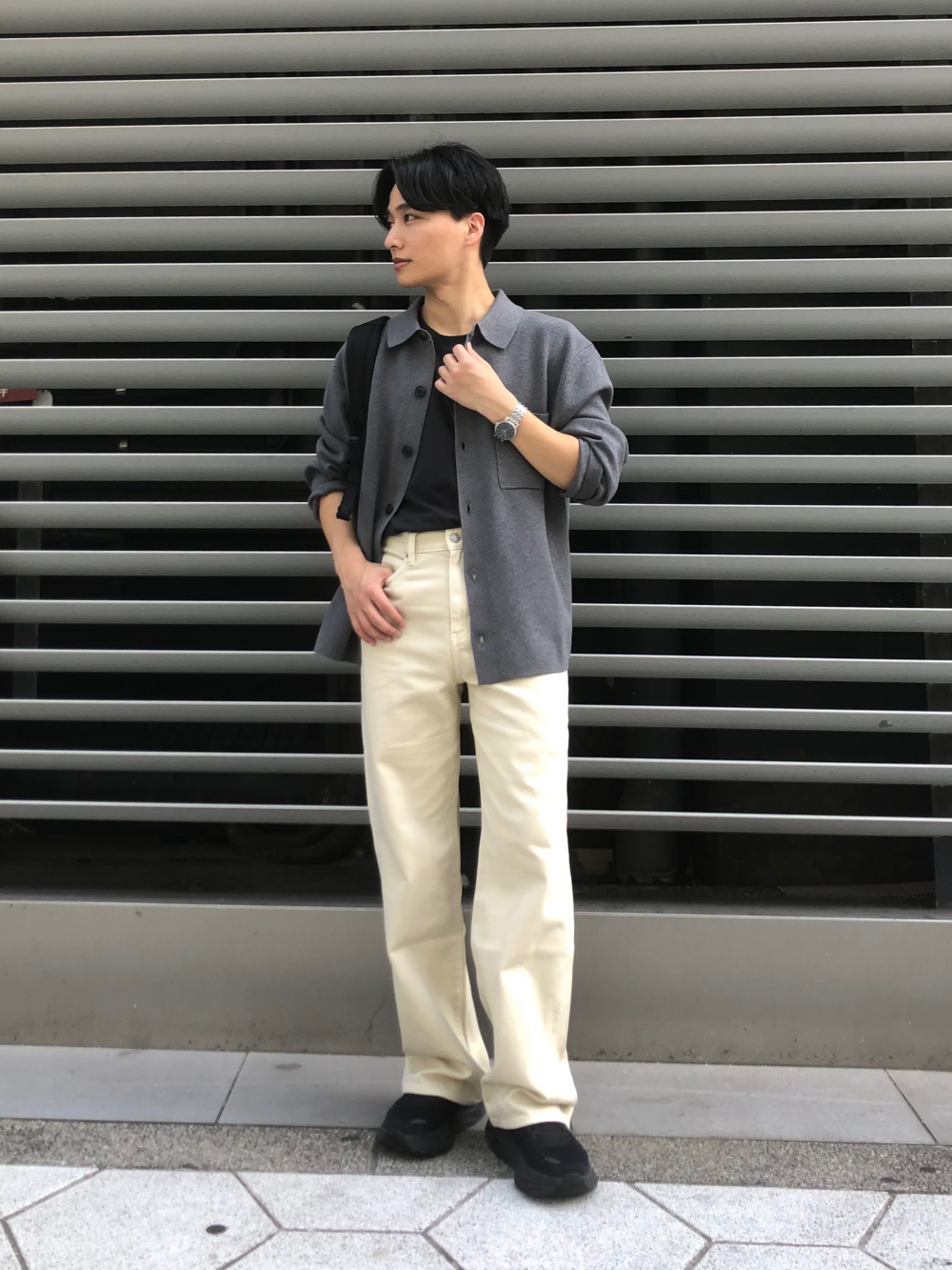 スマートアンクルパンツ2WAYストレッチ（ウールライク・丈標準64.5