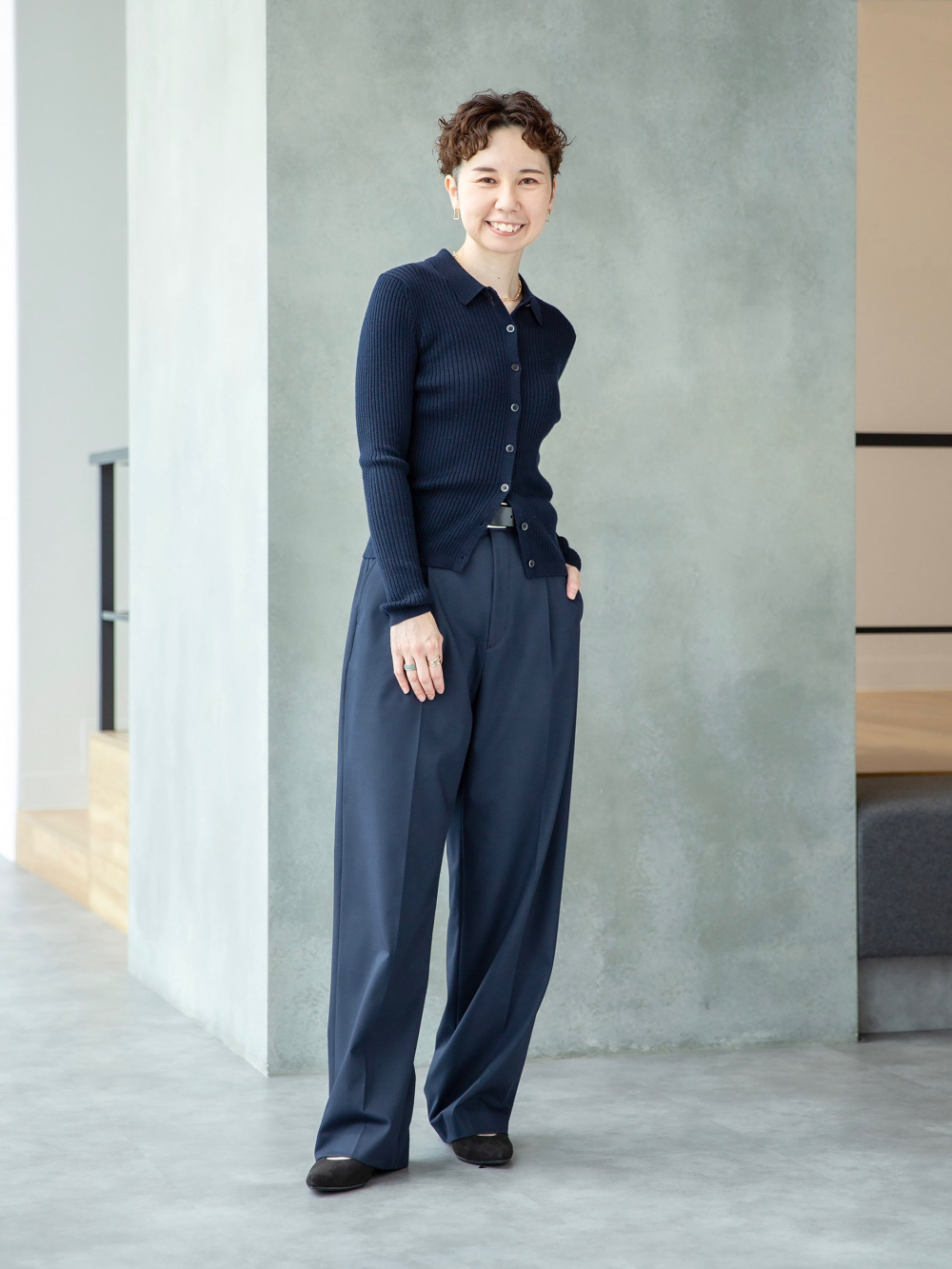 【激レア】ユニクロC 感動セットアップ ダブルジャケット タックワイドパンツ ユニクロC 感動ダブルジャケット 感動タックワイドパンツ