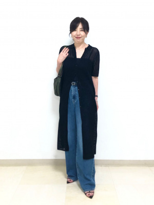 ユニクロ公式 | レースニットワンピース