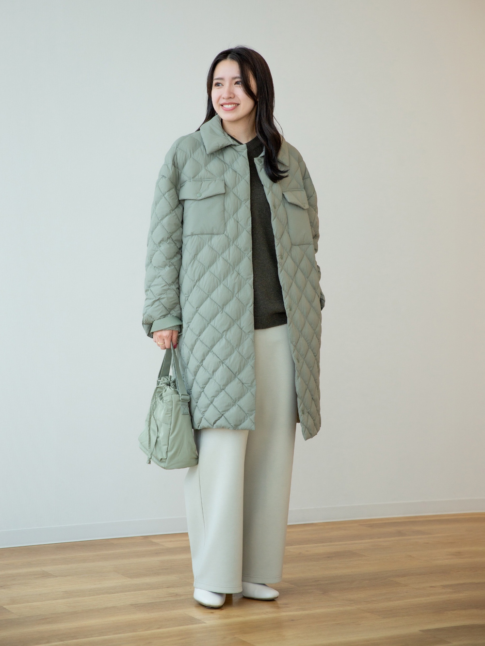 ユニクロC　パフテックオーバーサイズキルトコート 新品未開封】UNIQLO C パフテックオーバーサイズキルトコート L