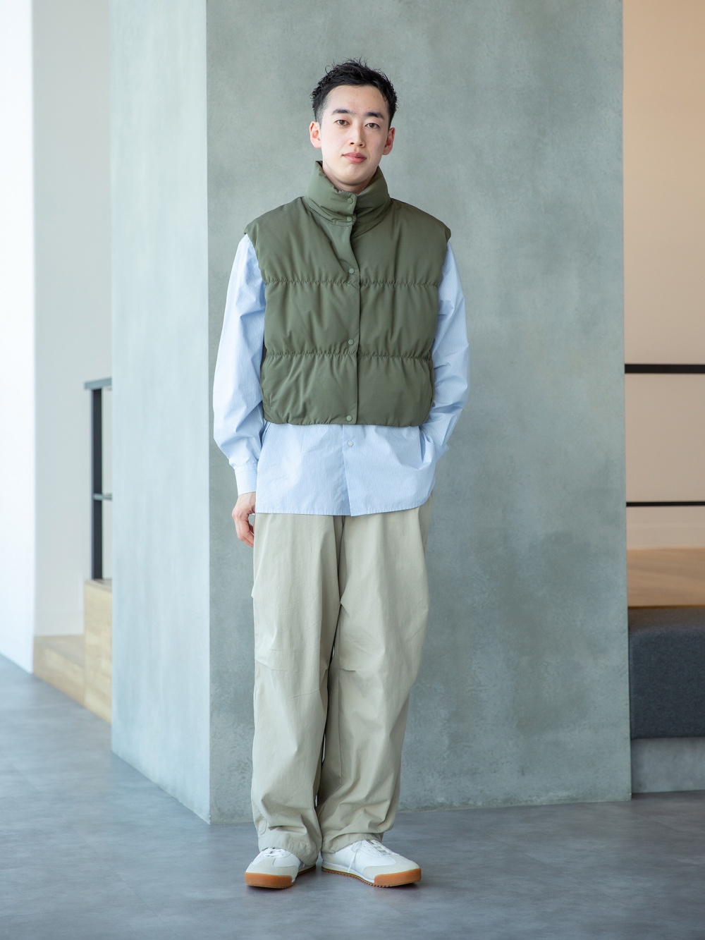 UNIQLO C ダウンクロップドベスト XL ユニクロ公式 | ダウンクロップドベスト