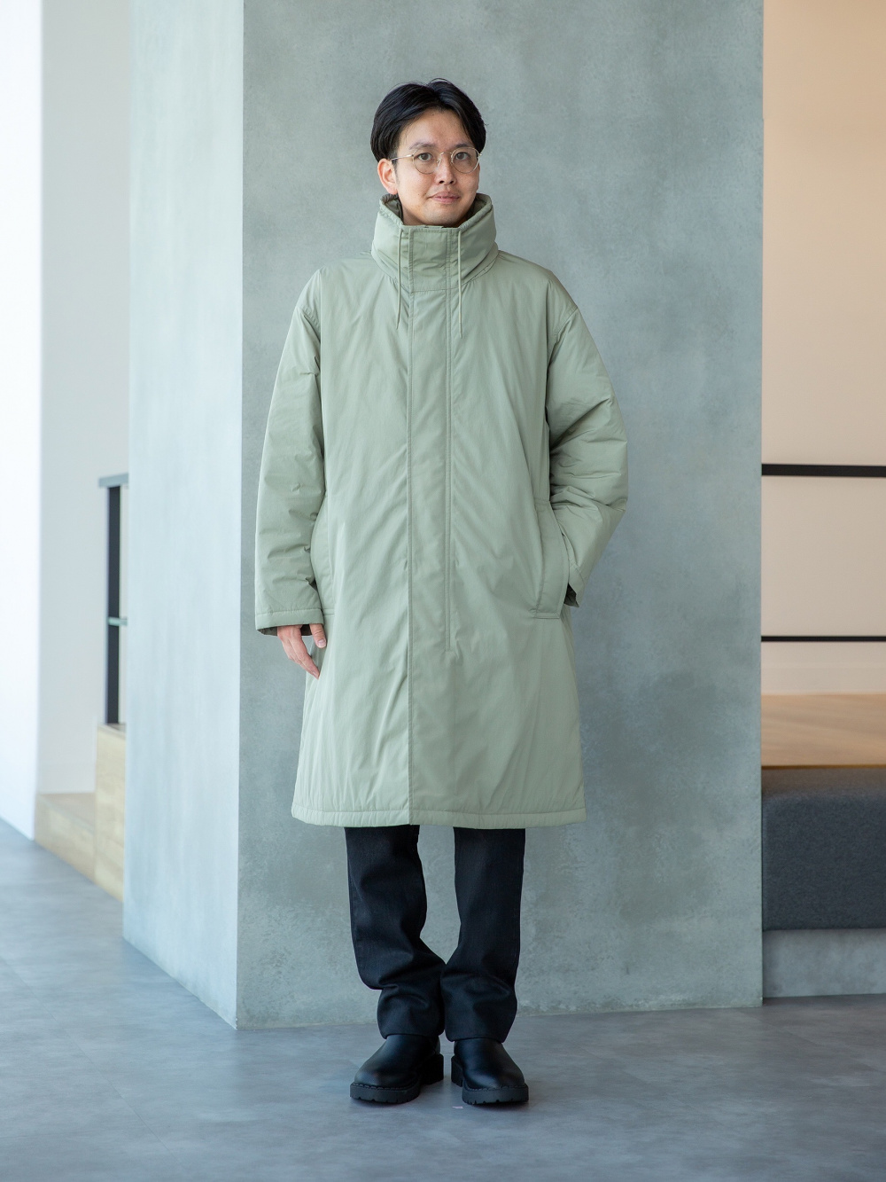 新品】UNIQLO:C フーデッドコート