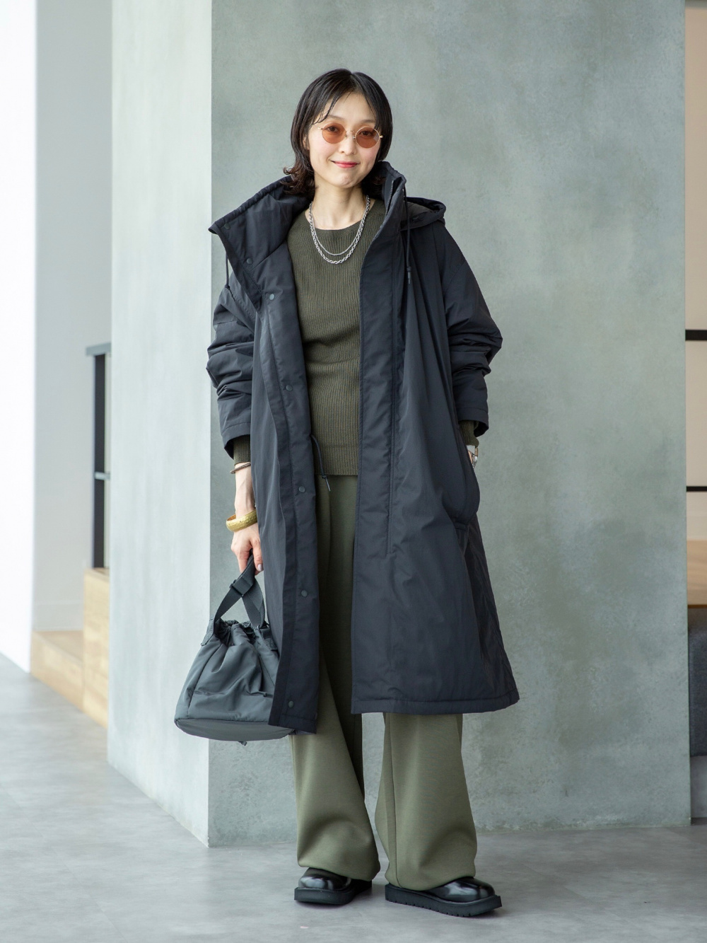 フーデッドコート」の着用コーディネート| ユニクロ公式