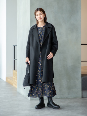 ユニクロ公式 | ダブルフェイスラップコート