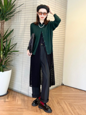 ユニクロ公式 | レースニットワンピース