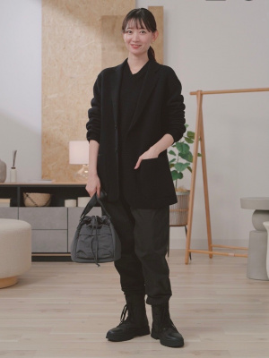 ユニクロ公式 | ワイドテーパードパンツ