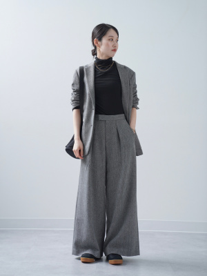 ユニクロ公式 | ツイードオーバーサイズジャケット