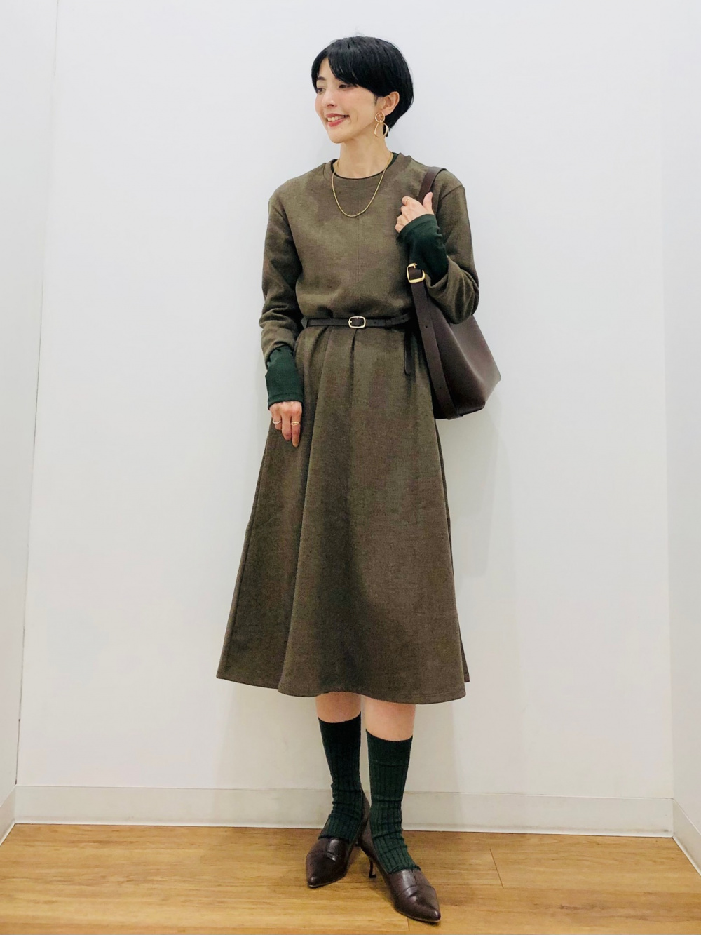 スーパーストレッチブラッシュドポンチブルゾン