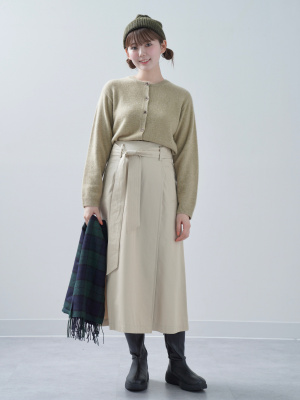 ユニクロ公式 | ベルテッドフレアスカート