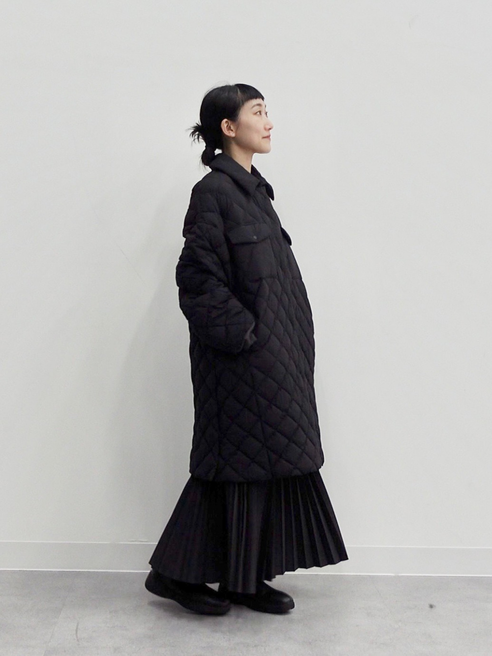 ユニクロ：シー パフテックキルトコート／￥9,990（税込