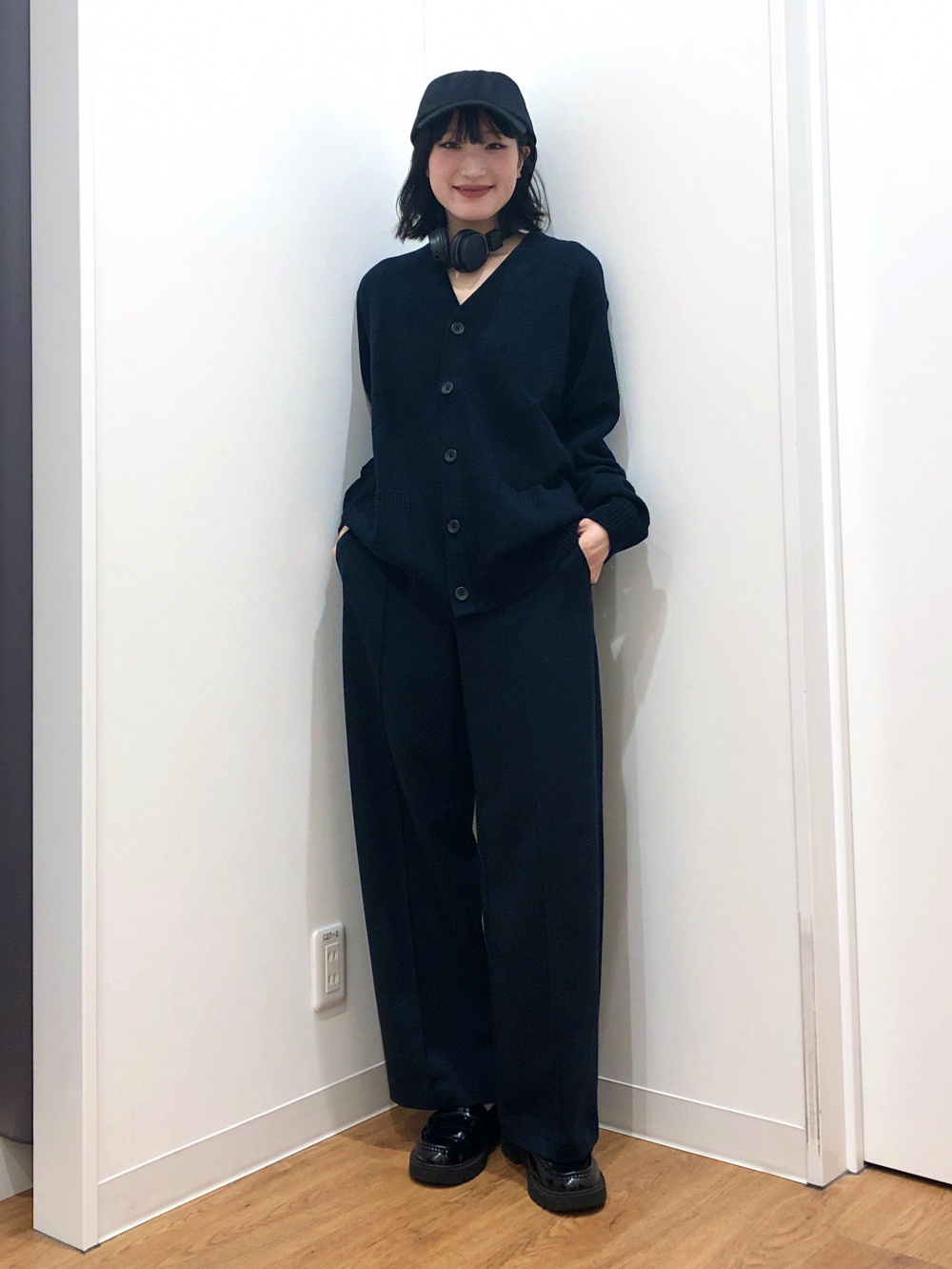 ツイードテーラードジャケット、フレアスコート」の着用コーディネート