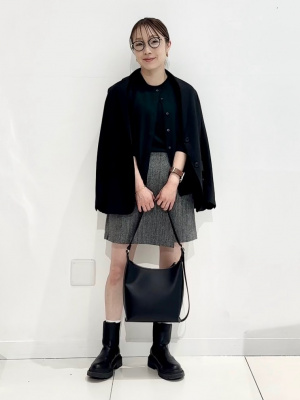 新品タグ付き】UNIQLO ツイードスコート - メルカリ