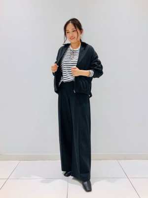 ユニクロ公式 | ブラッシュドジャージーオーバーサイズブルゾン