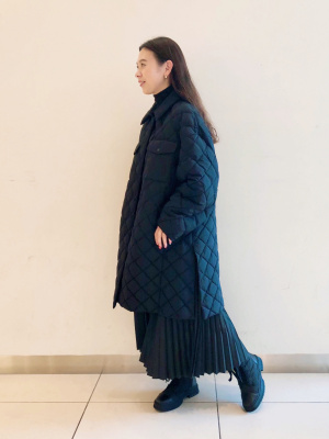 ユニクロ公式 | パフテックオーバーサイズキルトコート