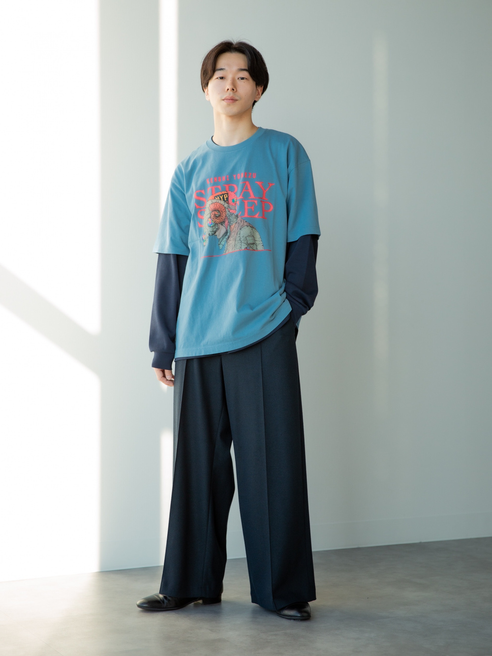 エアリズムコットンクルーネックTシャツ、米津玄師UT STRAY SHEEP