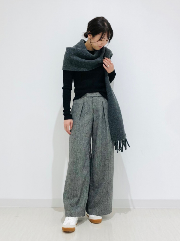 コーデ売り　2点セット　ブラックコーデ　courreges　UNIQLO 公式スタイリング | ユニクロ公式