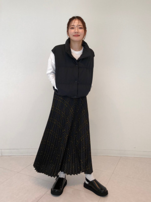 【最終】新品 UNIQLO Ⅽ ダウンクロップドベスト 3XL 黒 ユニクロ公式 | ダウンクロップドベスト