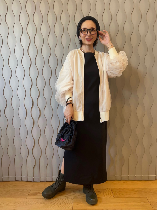 未使用】UNIQLO ユニクロ シー C クレープジャージーワンピース