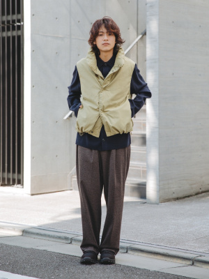 ユニクロU パフテックノンキルトベスト ダウンベスト XL ブラック パフテックノンキルトベスト｜ユニクロの通販｜&mall（アンドモール