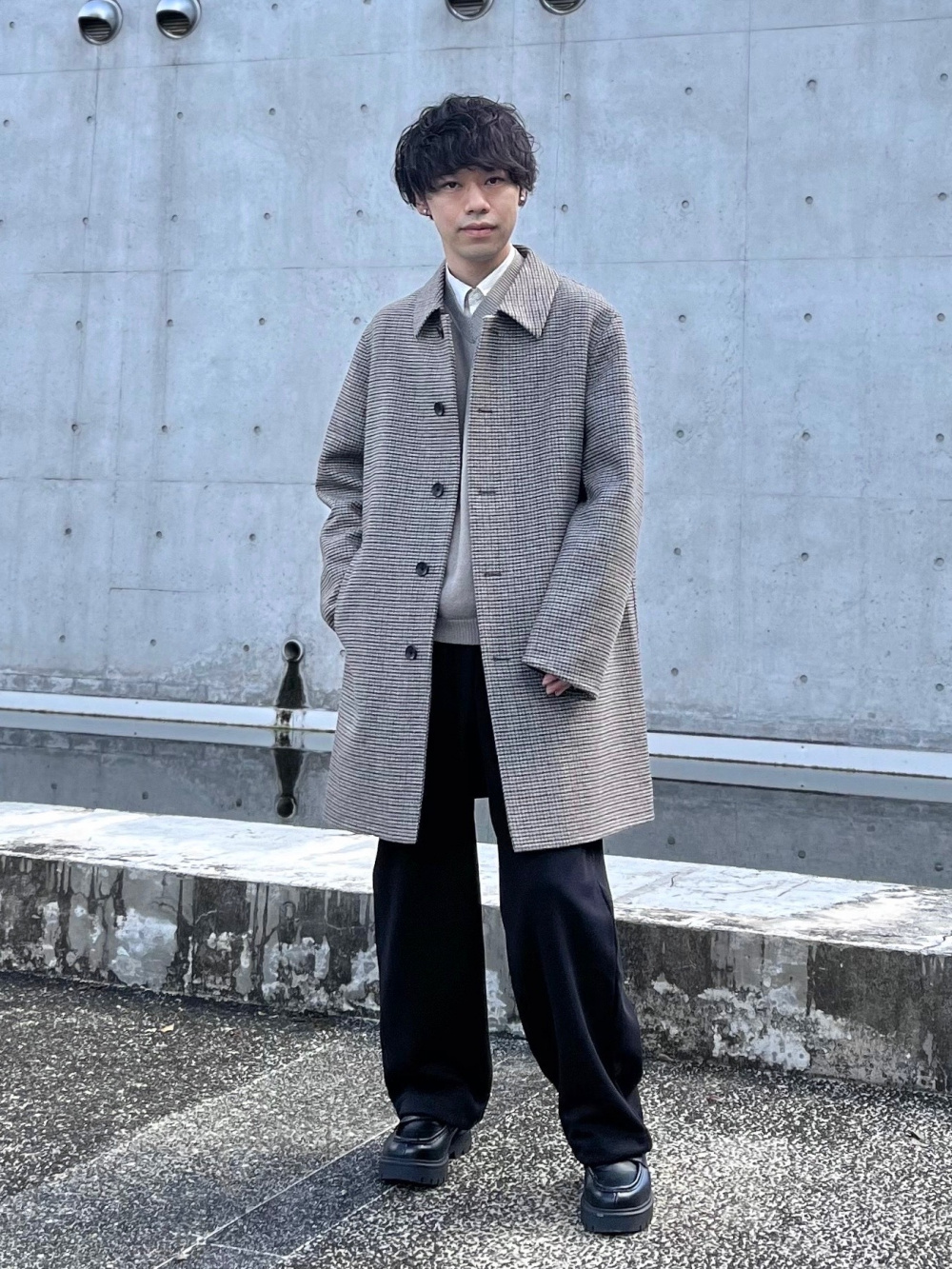 ダブルフェイスコート」の着用コーディネート| ユニクロ公式