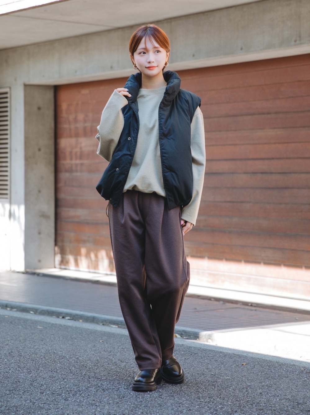 パフテックノンキルトベスト」の着用コーディネート| ユニクロ公式