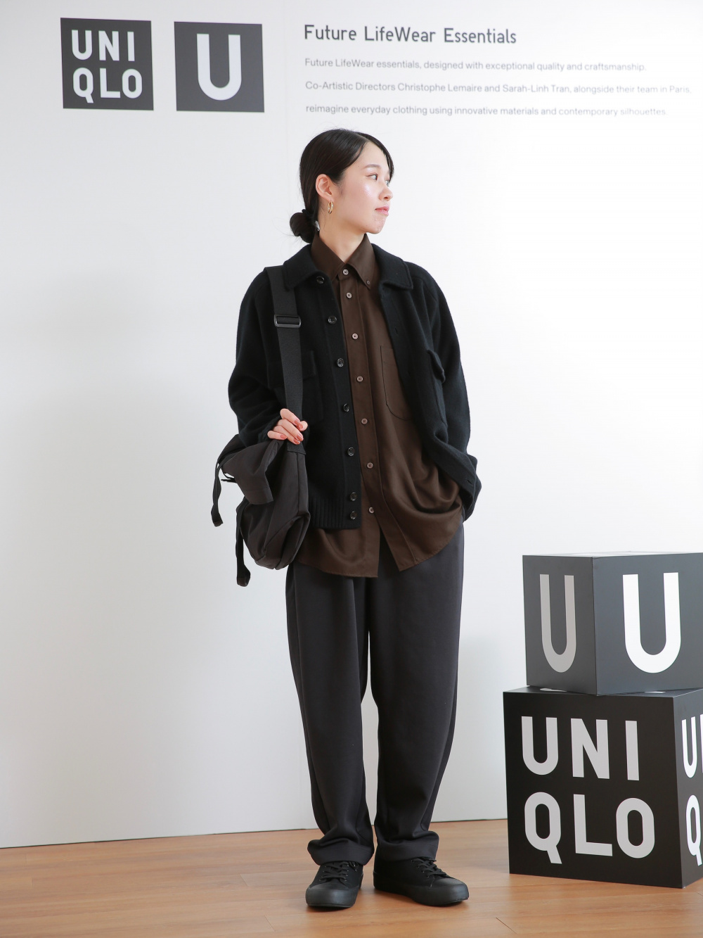 ユニクロ uniqlo トップ ニットジャケット