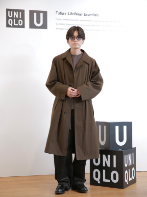 【美品】バイカラー クルーネック長袖ニットサイズXL UNIQLO U新作】バイカラーラムクルーネックセーター - メルカリ