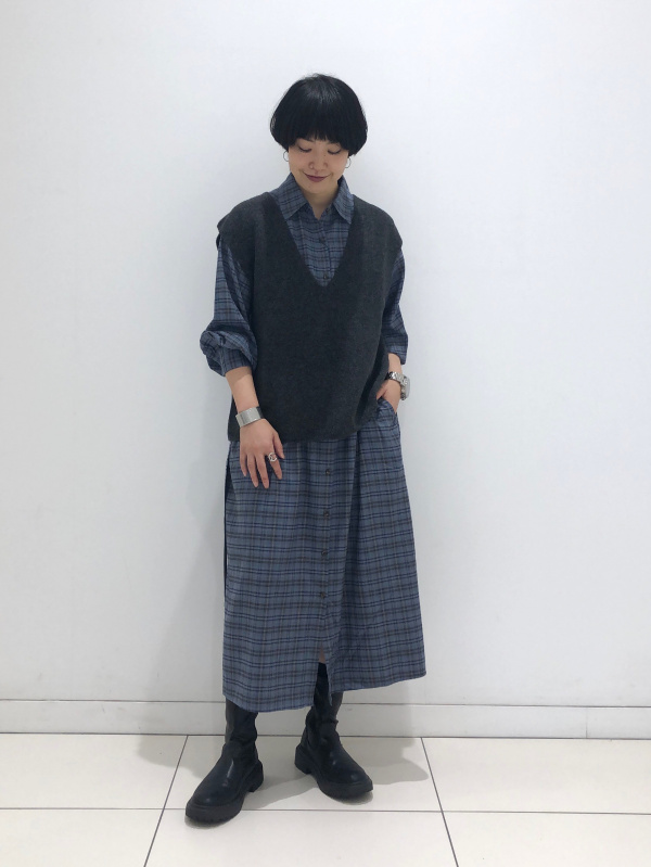 ユニクロ公式 | ベルテッドシャツワンピース