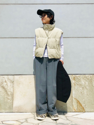 ユニクロ公式 | ダウンクロップドベスト