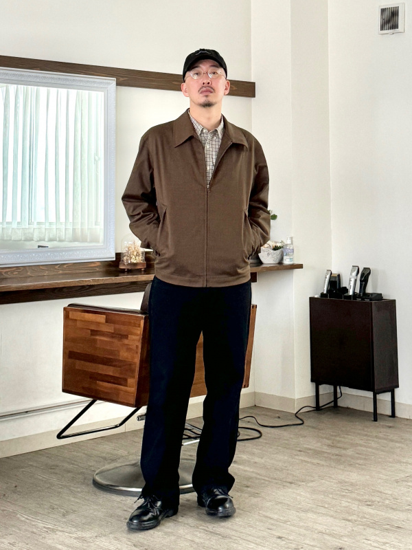 ジップアップ ブルゾン（メンズ）の着用コーディネート一覧
