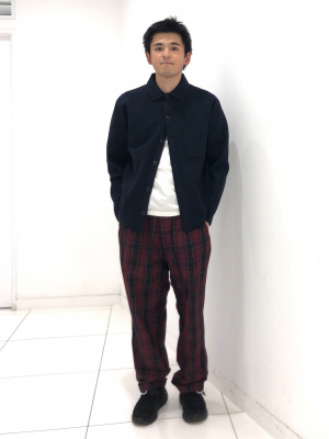 二本セット　UNIQLOU フランネルイージーパンツ ブラックМサイズ ユニクロ公式 | フランネルイージーワイドフィットパンツ