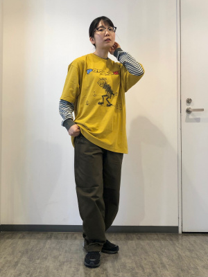 最安値希少品　米津玄師さん着用クリーム色のワイドパンツユ！ せきついくんパンツ – KENSHI YONEZU ONLINE STORE