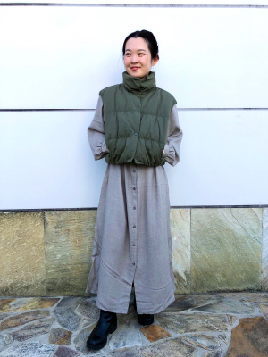 ユニクロ公式 | ダウンクロップドベスト