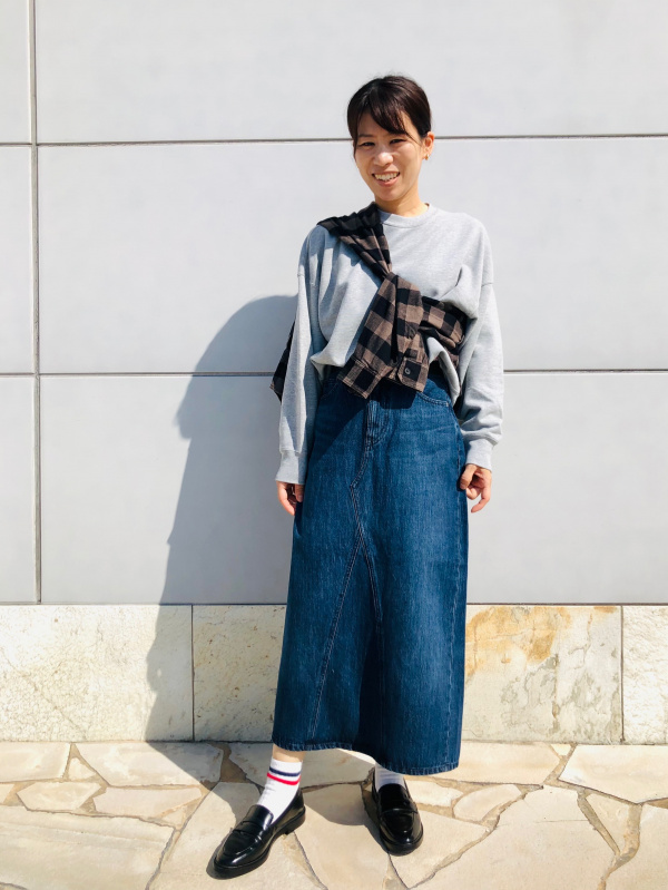 UNIQLO 編集さんも買うと言ってくれたデニムロングスカート | ユニクロ大好き nodoka's Diary