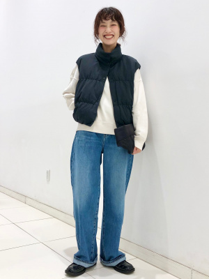 ちばちゃん様専用】UNIQLO ユニクロ ダウンクロップドジャケット