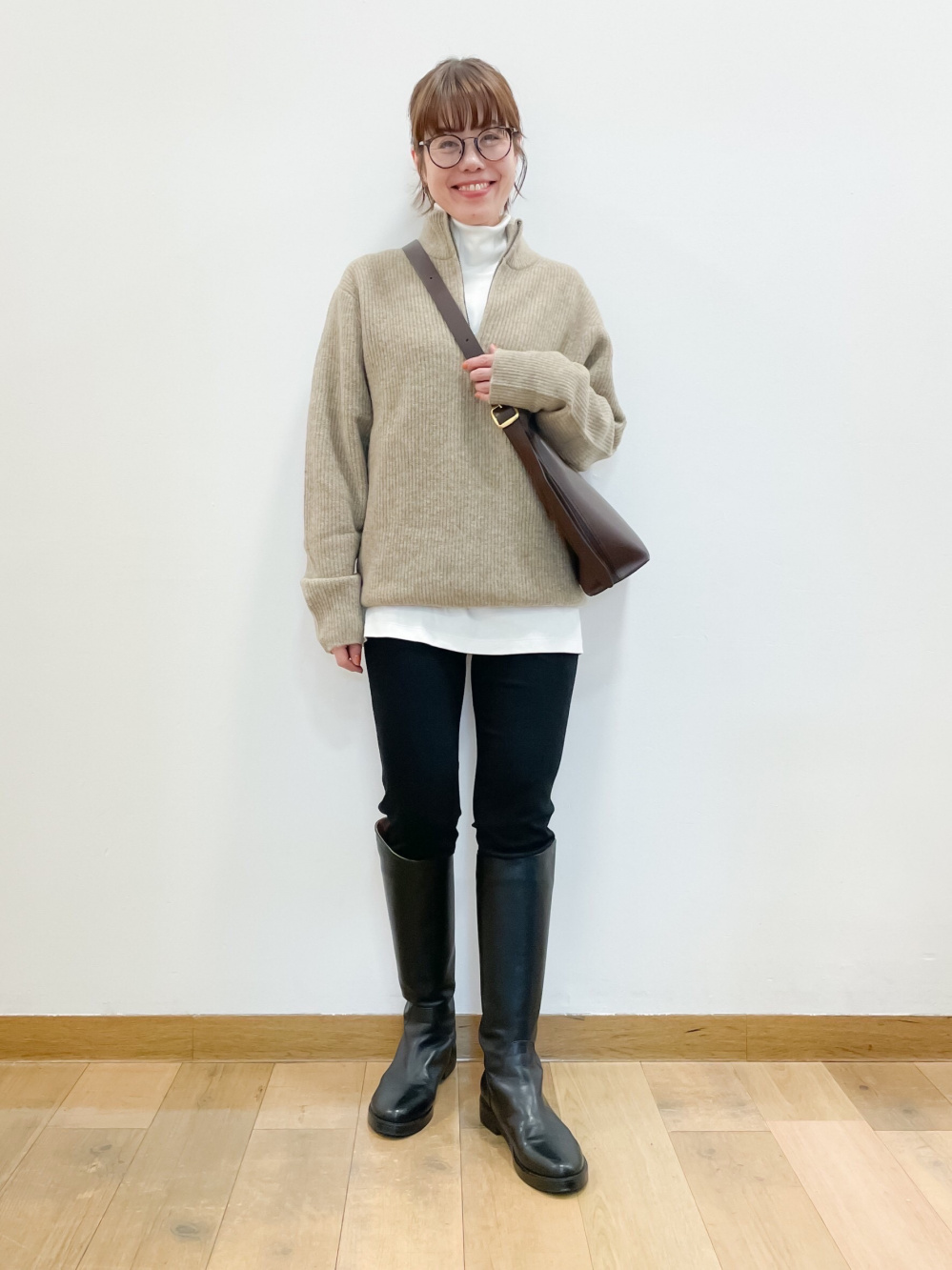 コントワーデコトニエ　チェックのウールコート　UNIQLO ユニクロ公式 | ウールカシミヤローデンコート（コントワーデ