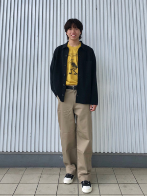 最安値希少品　米津玄師さん着用クリーム色のワイドパンツユ！ 最安値希少品 米津玄師さん着用クリーム色のワイドパンツユ