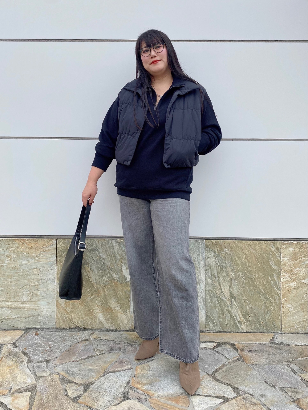 ユニクロC ダウン クロップド ベスト Sサイズ ブラック UNIQLO:C】予想