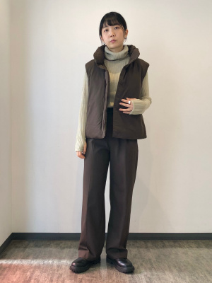 UNIQLO U パフテックノンキルトベスト ユニクロ公式 | パフテックノンキルトベスト(レディース)