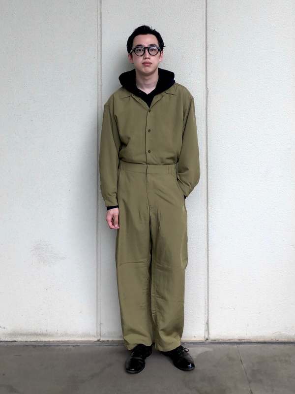 【新品】UNIQLO U ドレープシャツ　ダークブラウン　 Mサイズ　ユニクロ