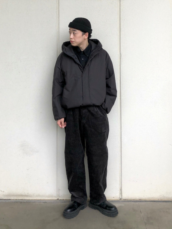 UNIQLO U パフテックボリュームパーカ L 08 DARK GRAY