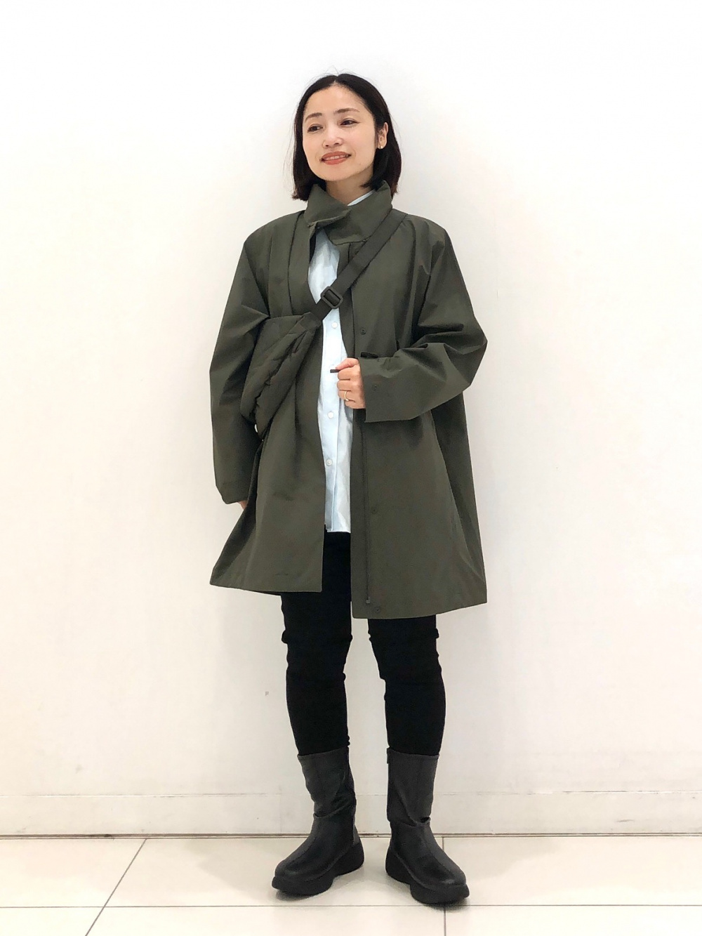 ユニクロ公式 | ブロックテックハーフコート