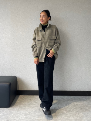 ユニクロ　UNIQLO U ラムニットジャケット　Mサイズ ラムニットジャケット」の着用コーディネート| ユニクロ公式